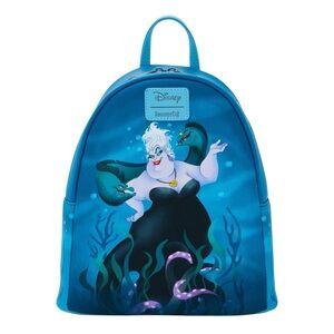 NEW Loungefly Disney The Little Mermaid Ariel Ursula Flotsam & Jetsam